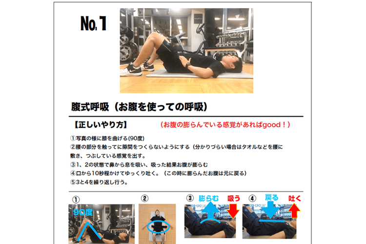 身体機能テスト&プラン策定