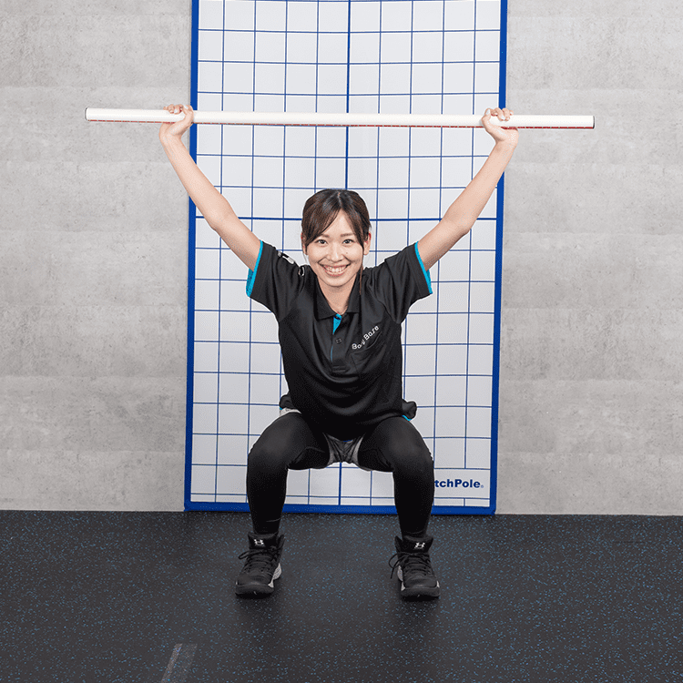 身体機能テスト&プラン策定 ①~しゃがむ~